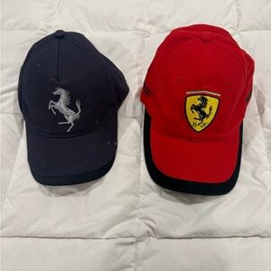 Authentic Ferrari Red and Navy Cap- children’s